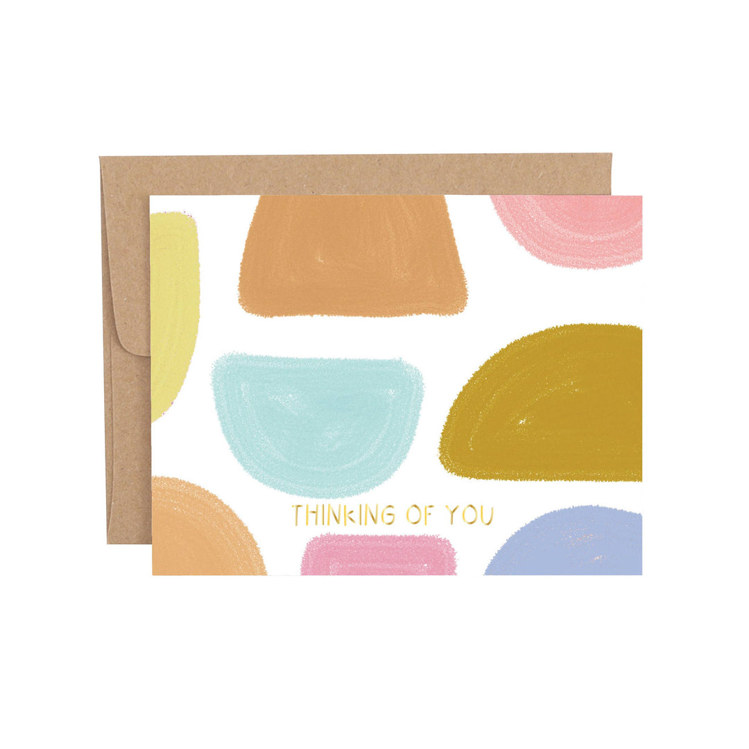 Callie Danielle - Thinking Of You Half Circles Friendship Greeting Card