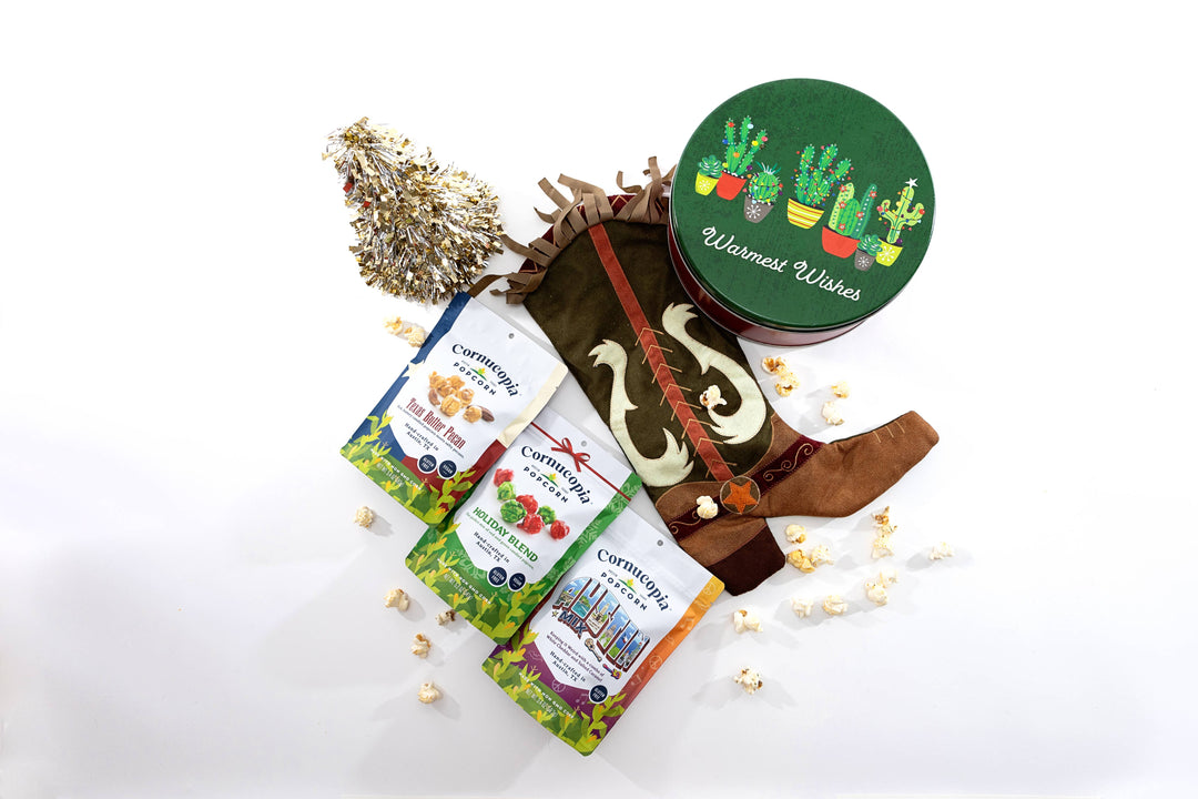 Cornucopia Popcorn - TX Butter Pecan Popcorn (V & GF) Signature Bag