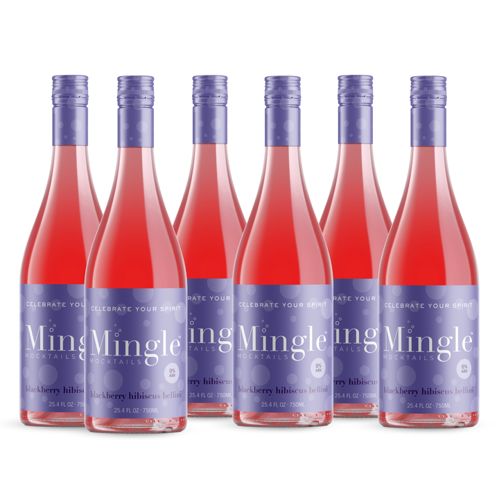 Mocktail - Blackberry Hibiscus Bellini