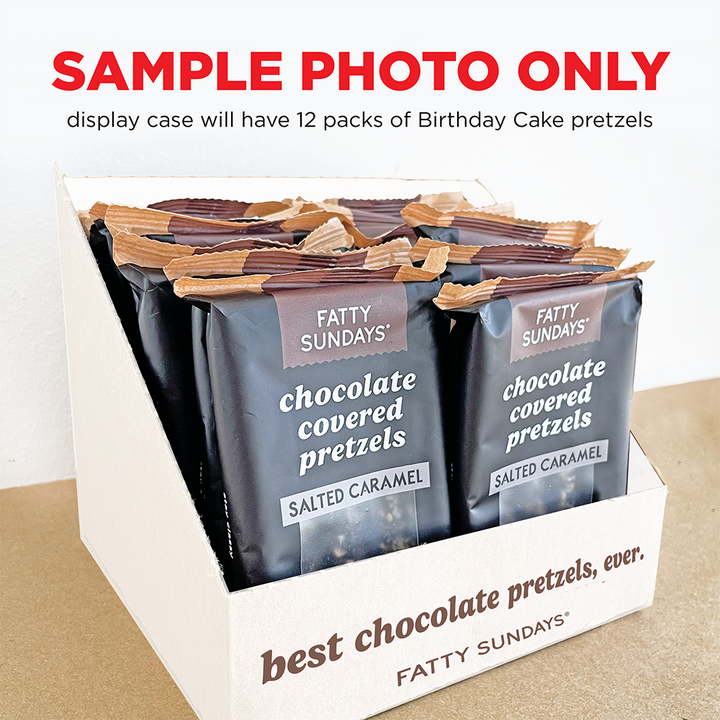 Birthday Cake Chocolate Covered Pretzels