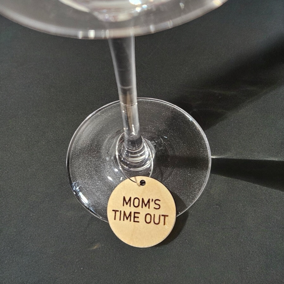 Mom Wine Charms