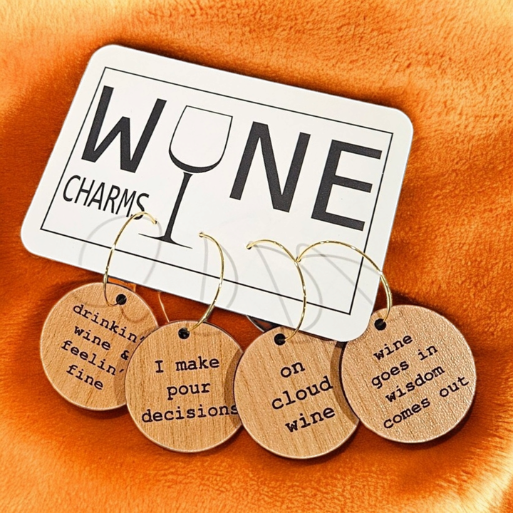 Pour Decisions Wine Glass Charms