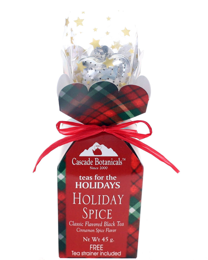 Cascade Teas & Botanicals - Holiday Tea Gift Set with FREE INFUSER