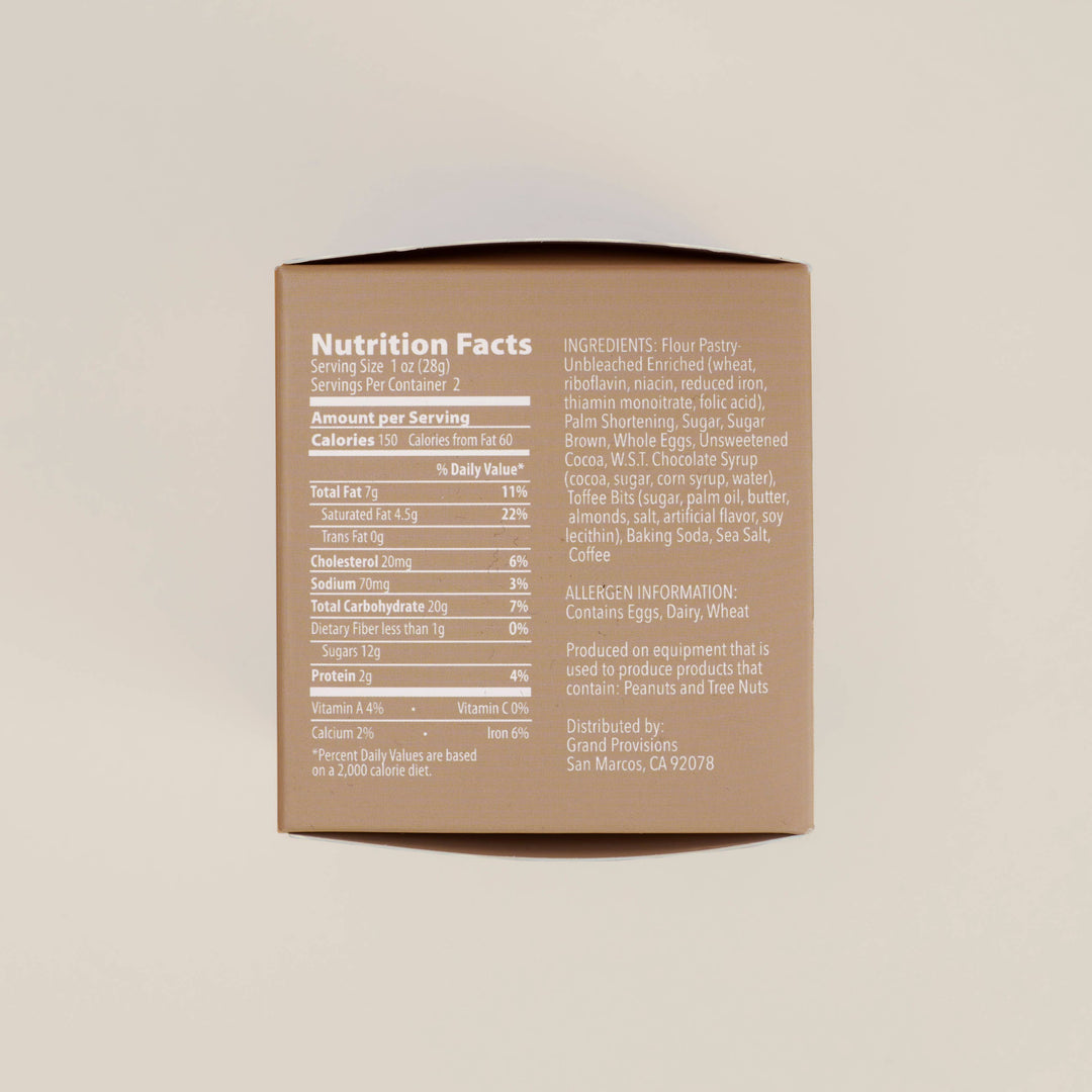 Grand Provisions - Sea Salt Caramel Cocoa Cookies (2 oz)