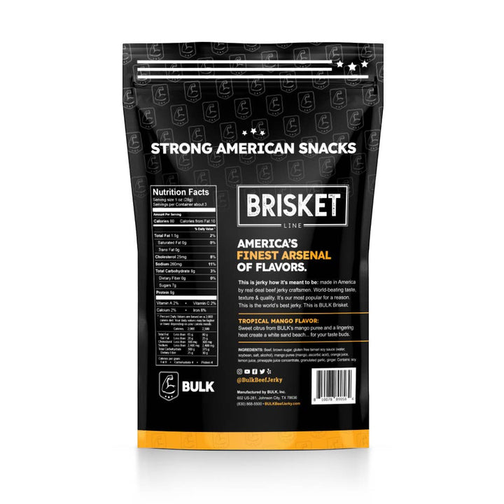 BULK Jerky - Brisket Beef Jerky - All Natural