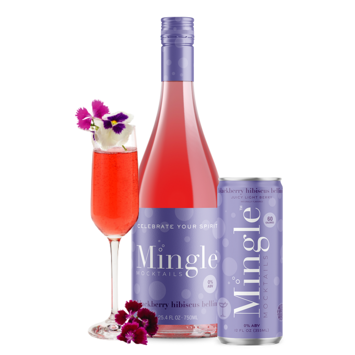 Mocktail - Blackberry Hibiscus Bellini