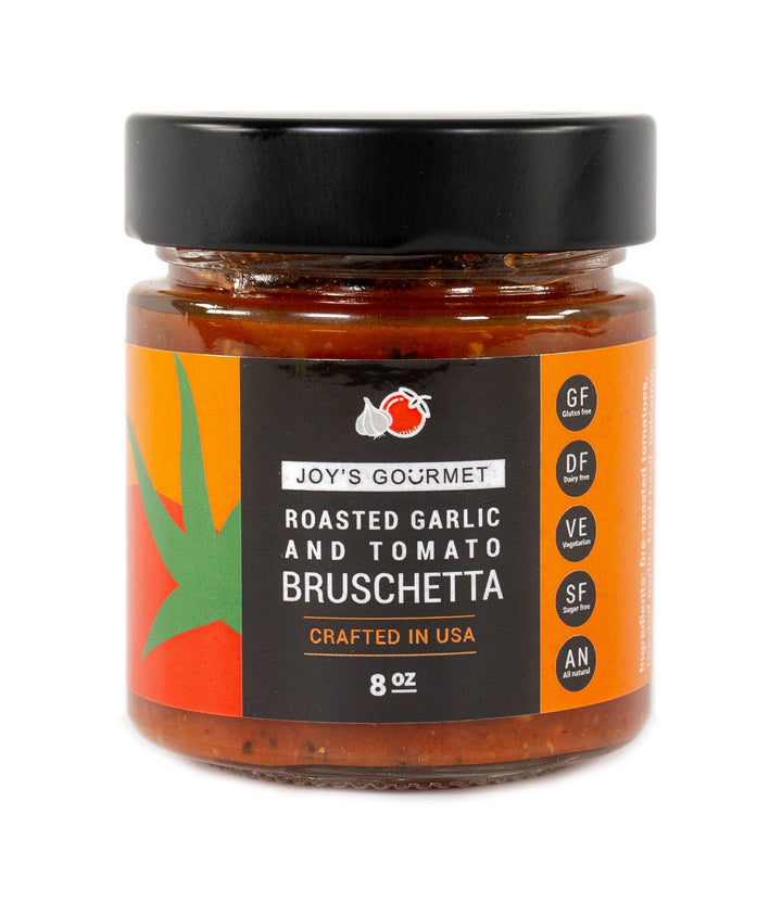 Roasted Garlic & Tomato Bruschetta 8 Oz
