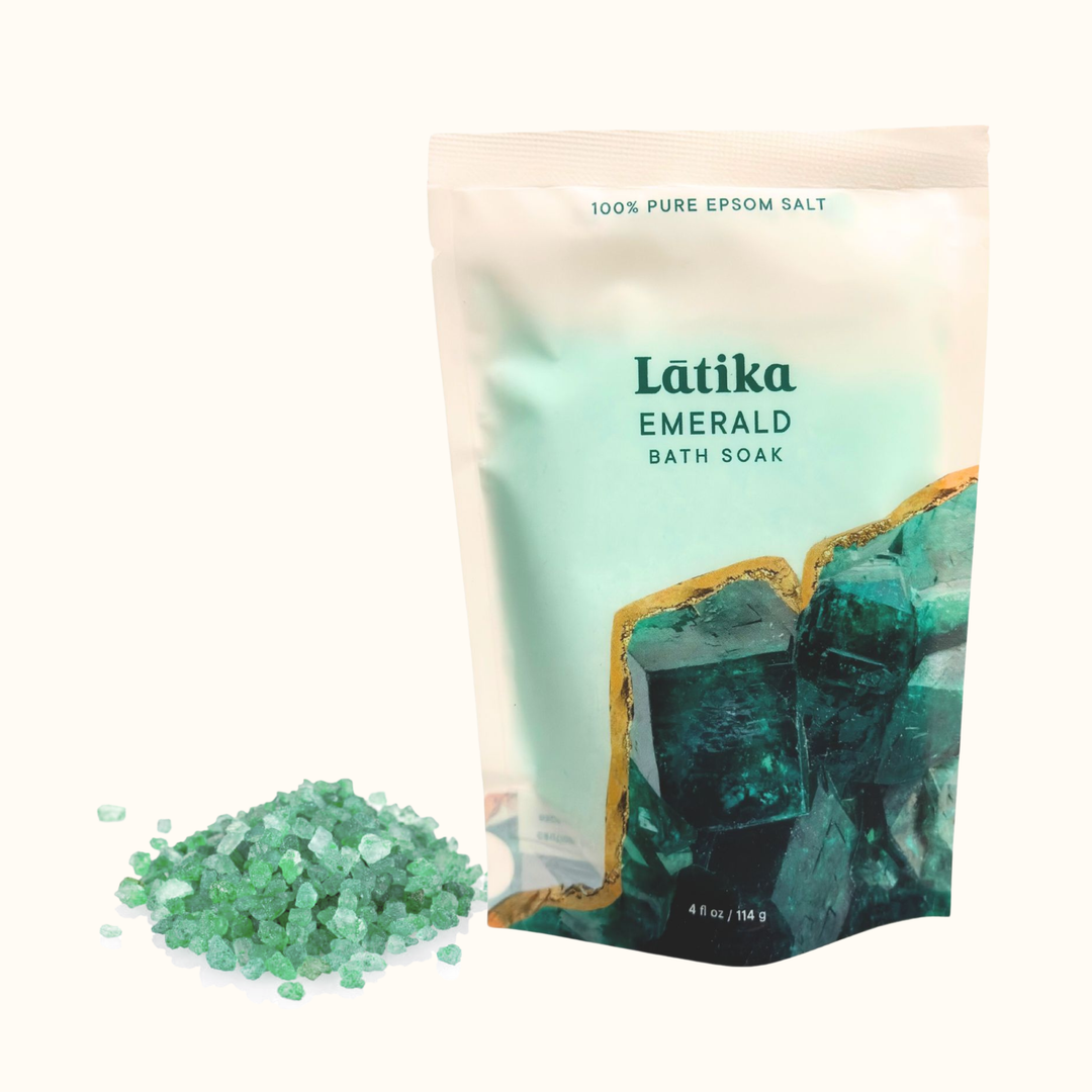 Geode Crystal Inspired Bath salt - Emerald 🔮