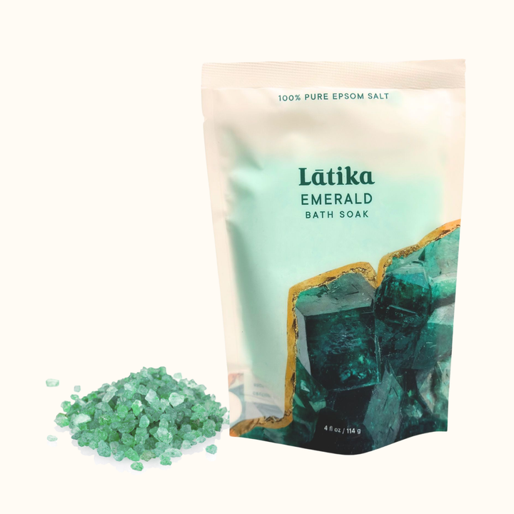 Geode Crystal Inspired Bath salt - Emerald 🔮
