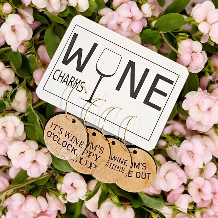 Mom Wine Charms