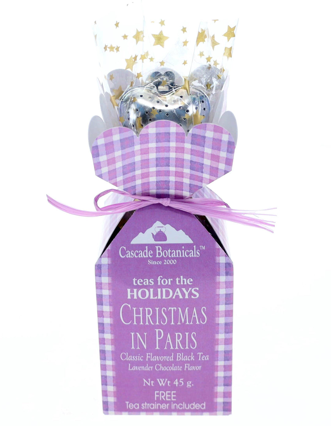Cascade Teas & Botanicals - Holiday Tea Gift Set with FREE INFUSER
