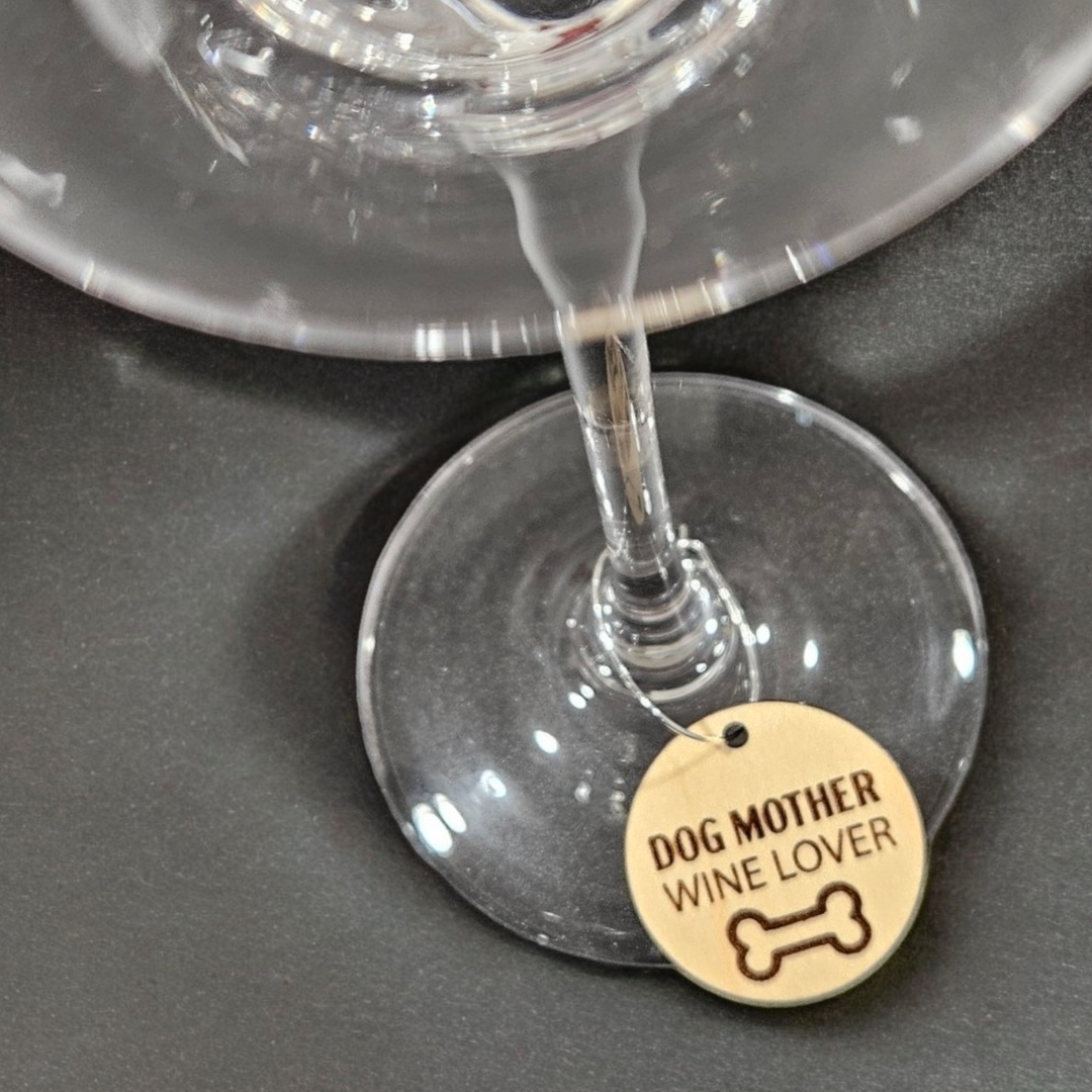 Dog Wine Charms