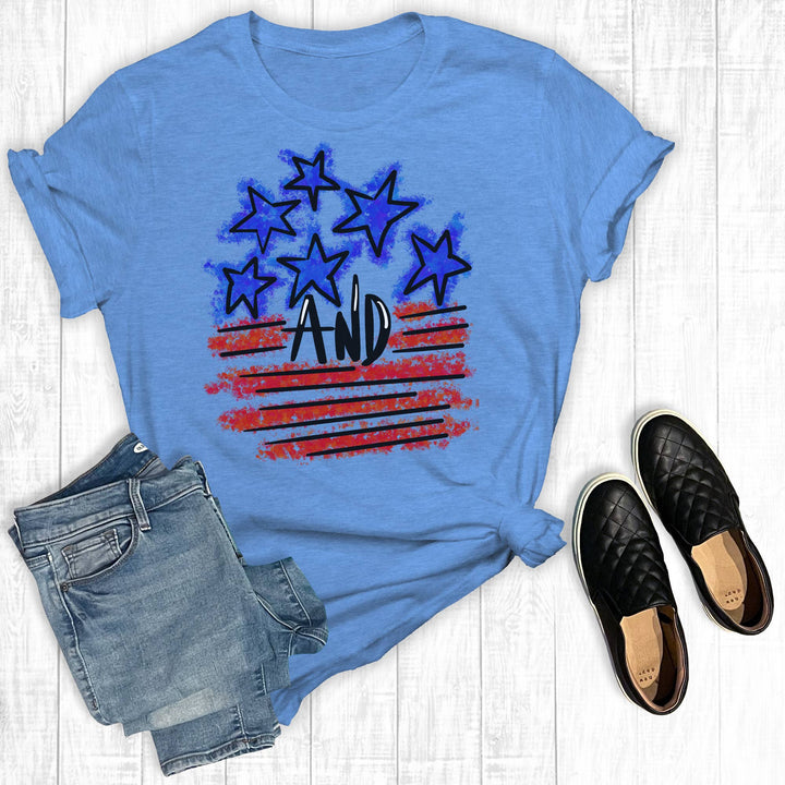 The Way Down South - Stars And Stripes Splatter