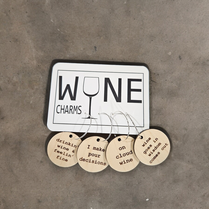 Pour Decisions Wine Glass Charms