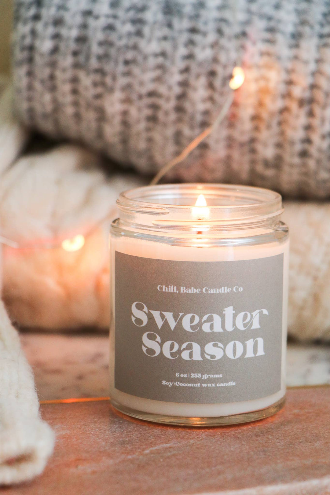 Sweater Season Candle | Autumn Leaves + Juniper + Sage