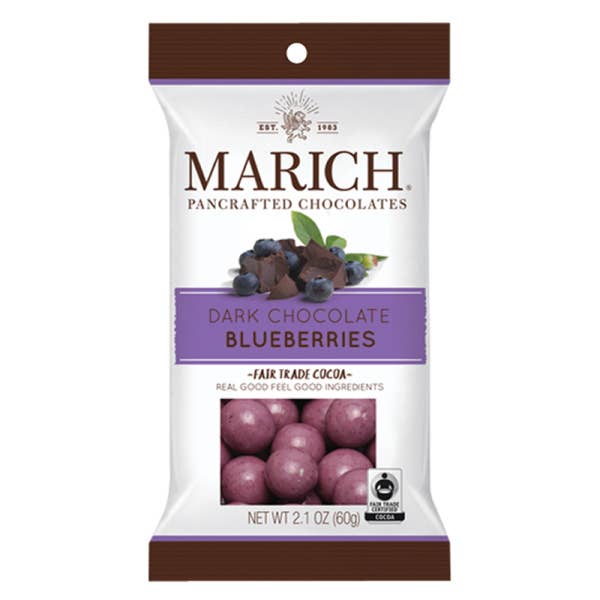 2 oz. Marich Choc Blueberries Sing. Serve