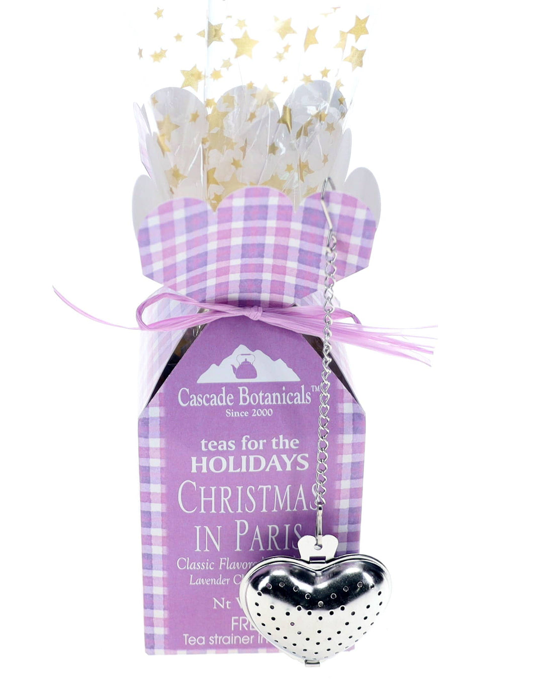 Cascade Teas & Botanicals - Holiday Tea Gift Set with FREE INFUSER