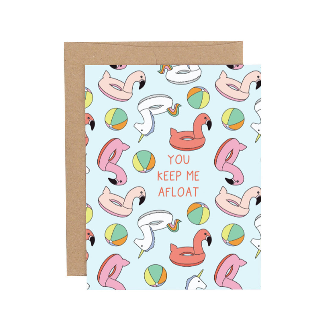 Callie Danielle - Keep Me Afloat Friendship Greeting Card