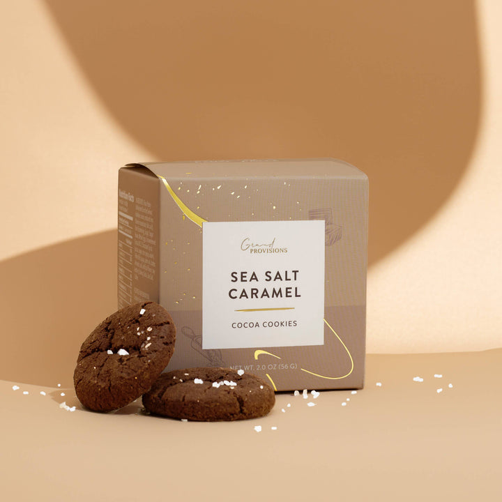 Grand Provisions - Sea Salt Caramel Cocoa Cookies (2 oz)