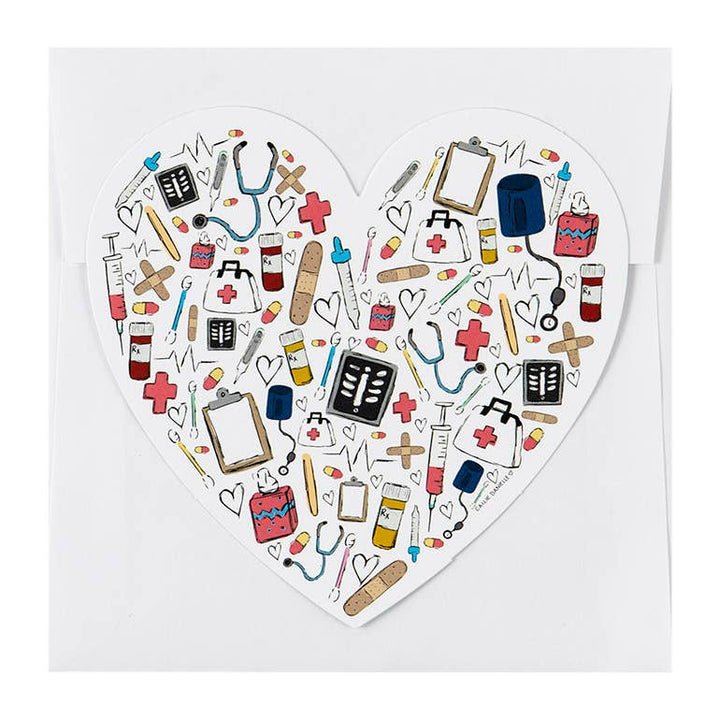 Callie Danielle - Love for Healthcare Workers Thank You Greeting Card