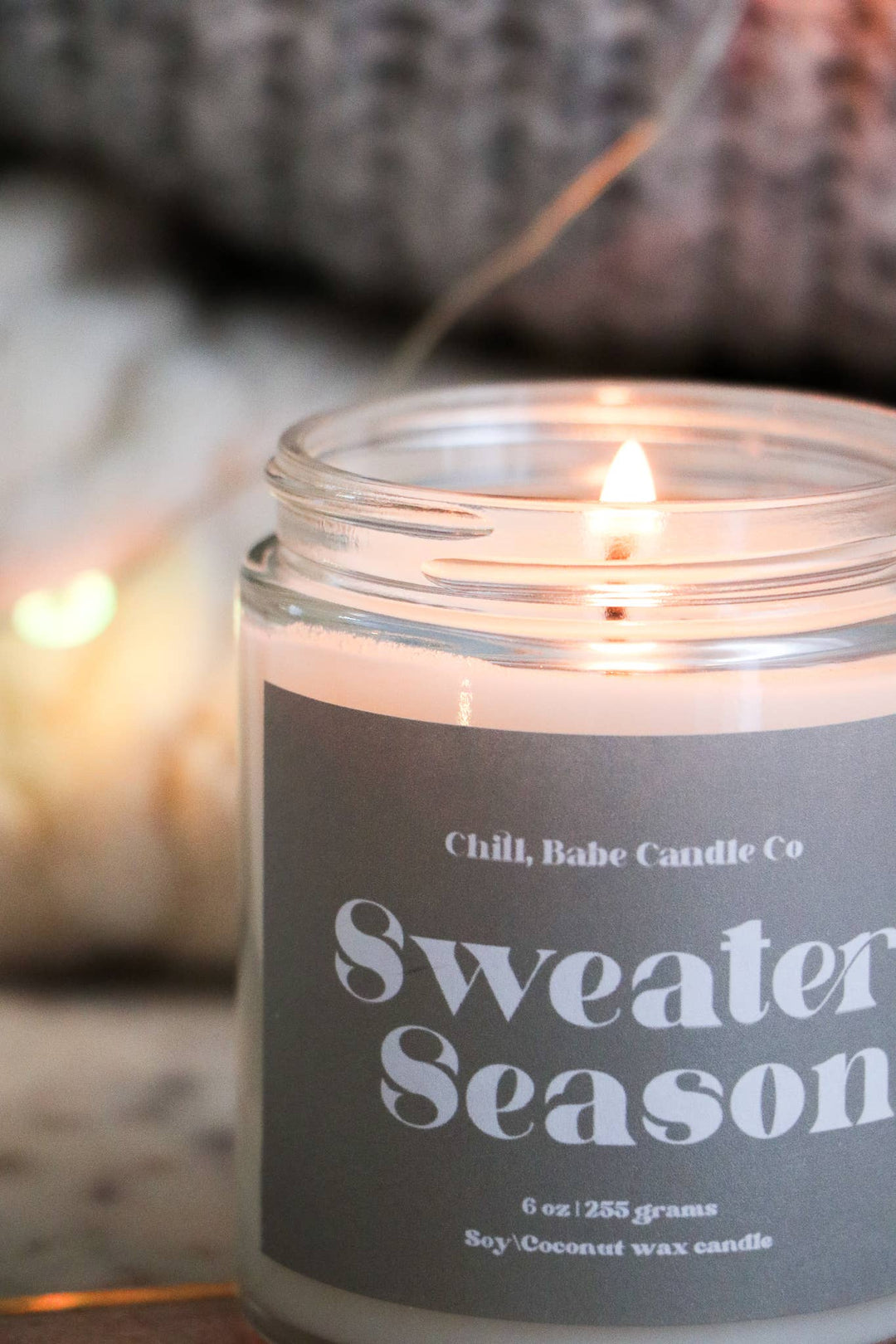 Sweater Season Candle | Autumn Leaves + Juniper + Sage