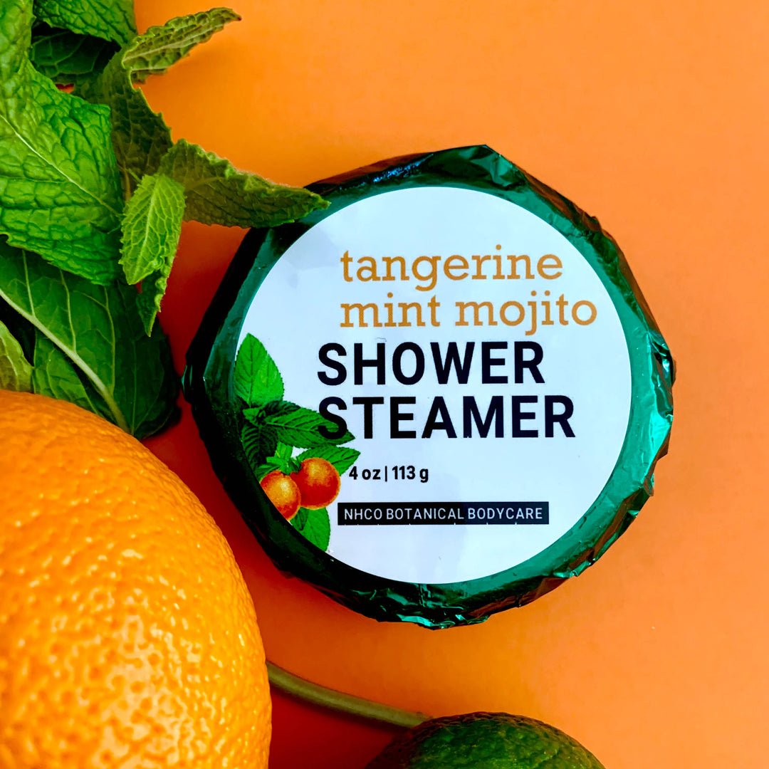NHCO Botanical Bodycare - Tangerine Mint Mojito Shower Steamer | SPRING & SUMMER