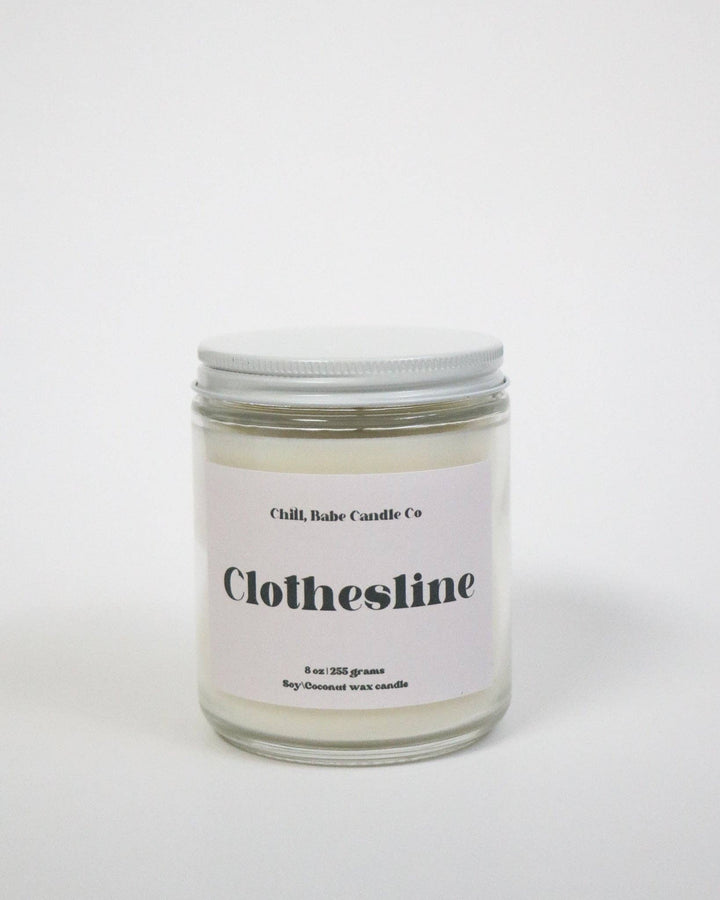 Clothesline Candle | Cotton +Iris