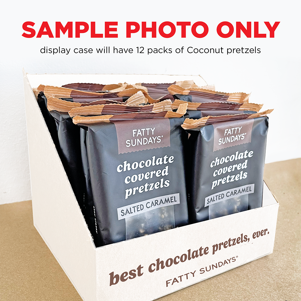 Coconut Chocolate Covered Pretzels