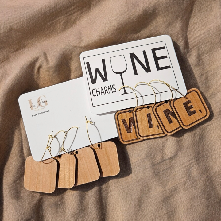 Board Game Wine Charms