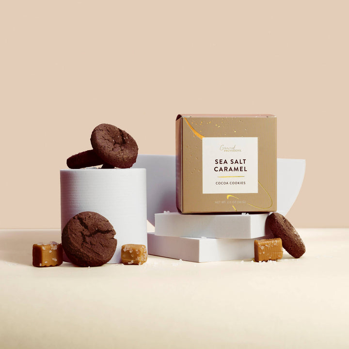 Grand Provisions - Sea Salt Caramel Cocoa Cookies (2 oz)