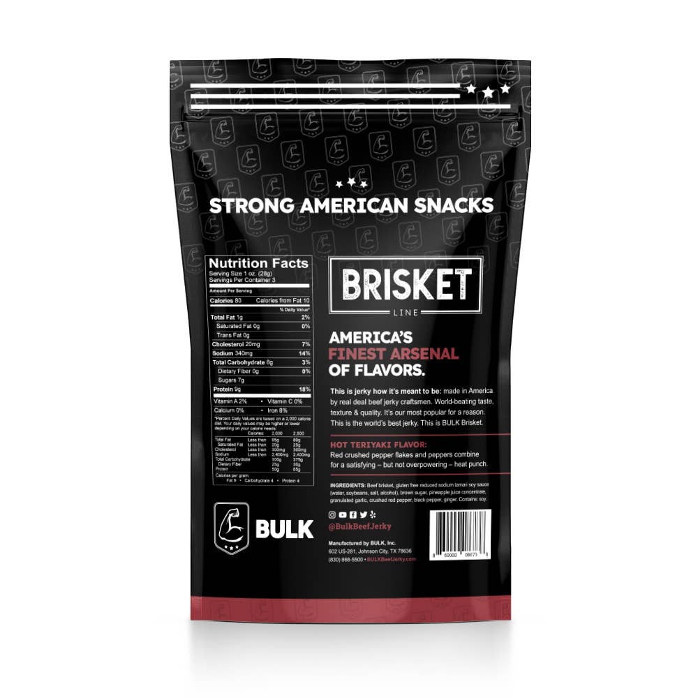 BULK Jerky - Brisket Beef Jerky - All Natural